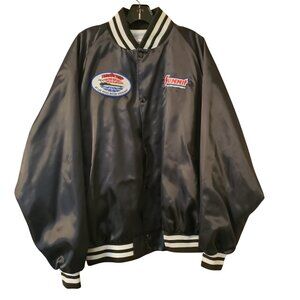 Vintage West Ark Satin Jacket Summit Racing Las Vegas Men's XL